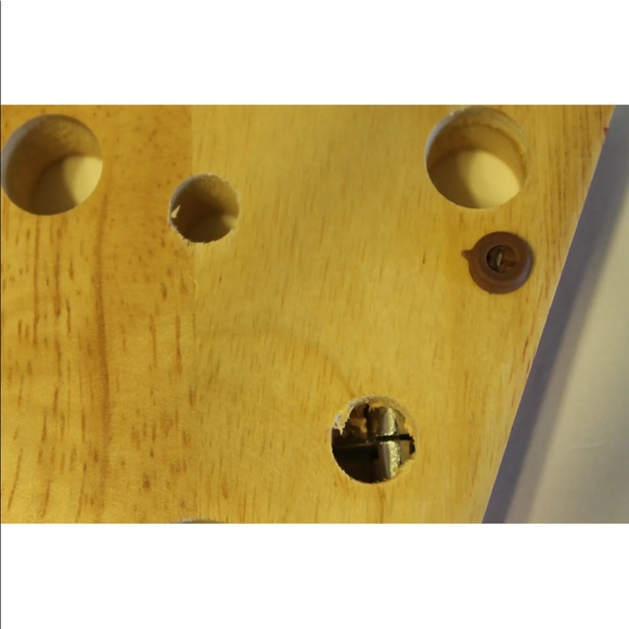 Abbott Wooden Cheese Cutter Mouse Like Design Hard Wood With Stainless Cutter - Picture 11 of 12